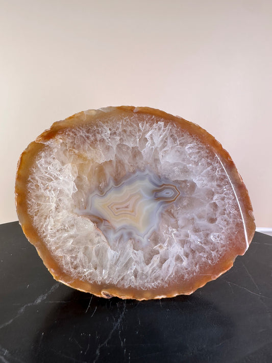 Agaat schijf - 13 cm
