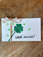 Veel succes kaartje