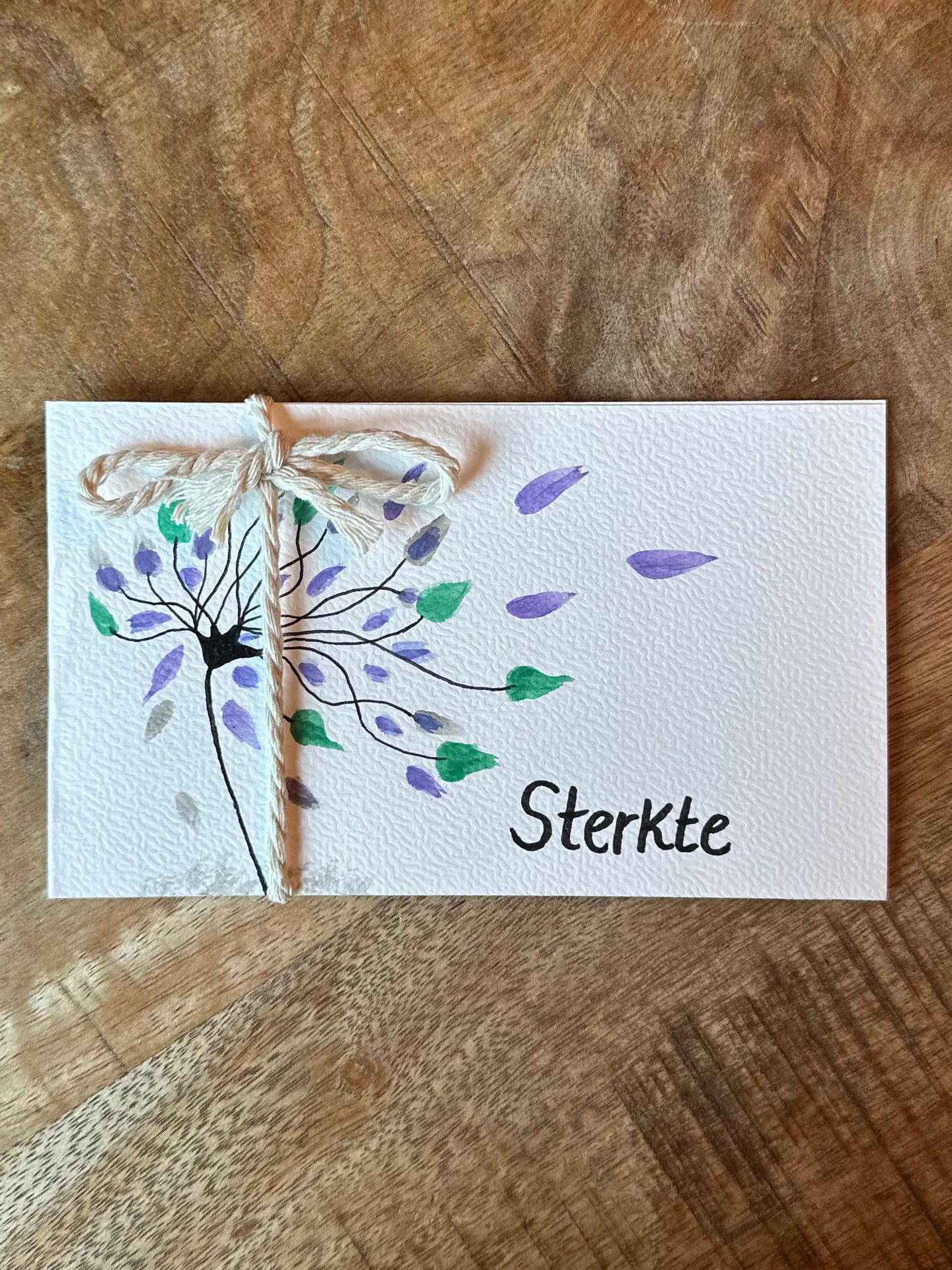Sterkte kaartje