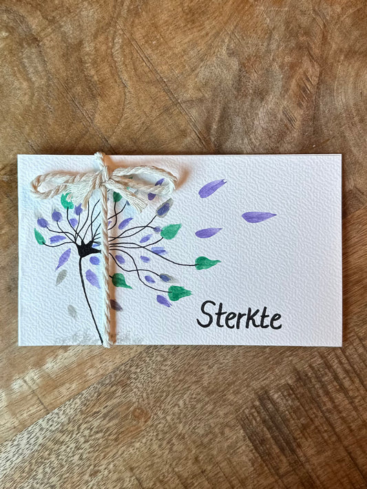 Sterkte kaartje