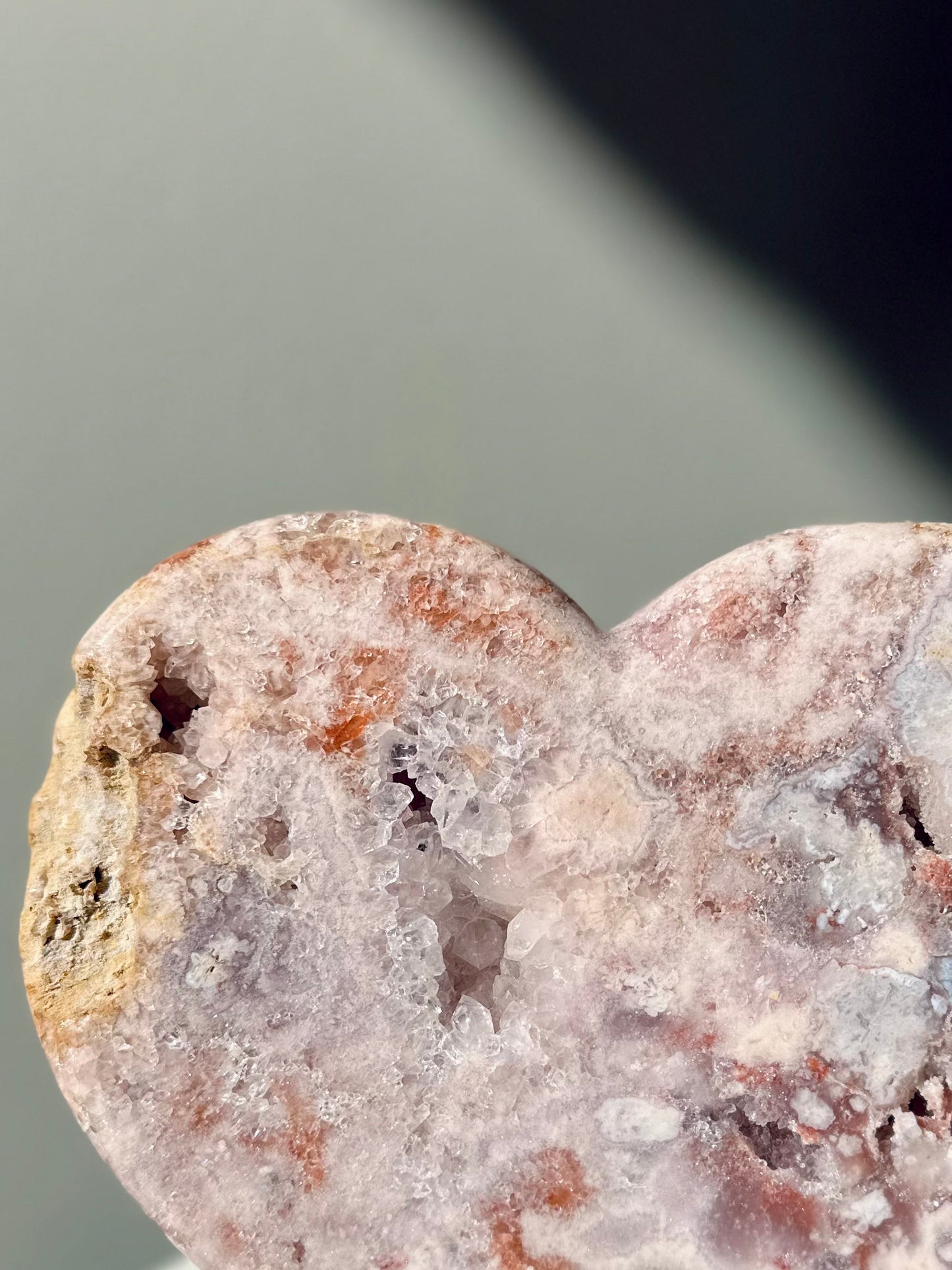 Roze amethist hart - 27003
